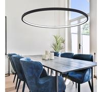 Lampada A Sospensione Lampada Da Soffitto Forma A Anello 1 Fiamma LED H 120 Cm [EEK: E]