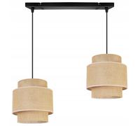 LAMPADA A SOSPENSIONE, LAMPADARIO DA SOFFITTO, PARALUME, BOHO JUTA