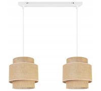 LAMPADA A SOSPENSIONE, LAMPADARIO DA SOFFITTO, PARALUME, BOHO JUTA