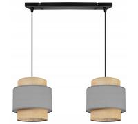 LAMPADA A SOSPENSIONE, LAMPADARIO DA SOFFITTO, PARALUME, BOHO JUTA