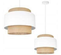 LAMPADA A SOSPENSIONE, LAMPADARIO DA SOFFITTO, PARALUME, BOHO JUTA
