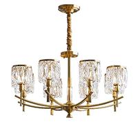 Lampada a Sospensione, lampadario di di Lusso Leggero postmoderno, Corpo Lampada Creativo Tutto in Rame, Lampada a Sospensione per Camera da Letto, Soggiorno, Hotel, lampade Decorative
