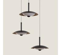 Lampada a Sospensione LED 24W Metallo CCT Selezionabile Shirak 3 Faretti