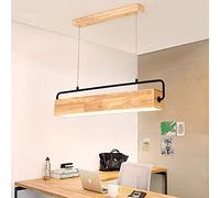 Lampada a sospensione LED a sospensione in legno tavolo da pranzo leggero tavolo calda lampadario sala da pranzo sala da pranzo a sospensione altezza soggiorno altezza regolabile soffitto spia