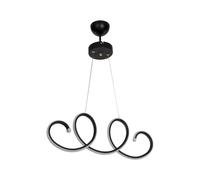 Lampada a sospensione LED Afra forma spirale nera MDL4441