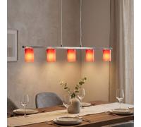 Lampada a Sospensione LED Coprire Luce 5 Fiamma Paralumi Rosso