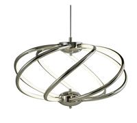 Lampada A Sospensione LED Cromata Ø 51 Cm 3000 K 2417 Lm Metallo Sala Da Pranzo