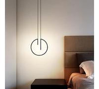 Lampada a sospensione LED Dimmerabile luci sospese moderno minimalista disegno Camera da letto comodino luce pendente lampadario 3000k/4500k/6000k soggiorno sala da pranzo cucina 22*21,5 cm