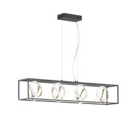 Fischer & Honsel Living lampada a sospensione LED, 2700-6500 K, 4 x 15 W La: 110 P: 20 cm, 60606, Living; Gisi [Lampade per Interni > Lampade a Sospensione]