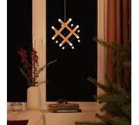 Lampada a sospensione LED IKEA STRALA, pino a batteria, 25 cm NUOVA