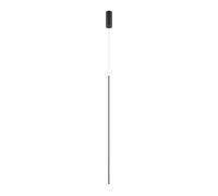 Lampada A Sospensione LED Nera Ø 1,7 Cm Stretto Cilindro Per Sala Da Pranzo