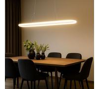 Lampada A Sospensione LED Per Tavolo Da Pranzo Cromata Per Soggiorno [EEK: Inaditato]