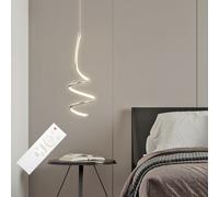 Lampada a Sospensione LED Spirale Dimmerabile 3 Tonalità Luce Telecomando IP20 [EEK: A]