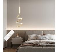 Lampada a Sospensione LED Spirale Dimmerabile 3 Tonalità Luce Telecomando IP20 [EEK: A]