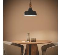 Lampada a Sospensione Legno e Metallo Bela Yash