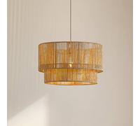 Lampada a sospensione Lindby Anuva, Ø 45 cm, beige, carta, E27 LINDBY