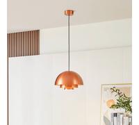 Lampada a sospensione Lucande Nymara LED, rame, alluminio, Ø 40 cm LUCANDE