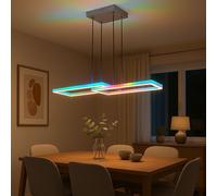 Lampada a Sospensione Luce LED RGB Telecomando Dimmerabile L 119,5 CM