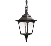 Lampada a Sospensione Luce per Esterni Plafoniera Balcone Alluminio D 20,5 CM