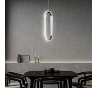 Lampada a Sospensione Luce Simil Cristallo Altezza Flessibile Dimmerabile LED H