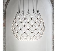 Lampada a sospensione Luceplan Mesh Wireless, Ø 100 cm, 3 m, Bluetooth Luceplan