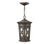 Lampada A Sospensione Marrone IP44 Esterno Rustico Elegante TIBERIUS Lantern