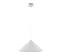 Lampada a Sospensione Metallo Bianco Ø 35 CM Variable Montagio E27 Pendelleuchte