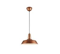 LAMPADA A SOSPENSIONE METALLO E27 GRIGIO 36X36 REALITY LEUCHTEN DESIGN MODERNO