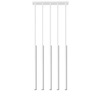Lampada A Sospensione Minimalista Bianca 4x G9 Cucina Tavolo Da Pranzo PETERA [EEK: E]