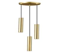 Lampada a sospensione minimalista Cyliner Copper Small, isola cucina dimmerabile a tre colori, illuminazione regolabile Compatible with montaggio a soffitto,per la scala d'ingresso