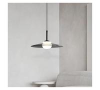 Lampada a sospensione minimalista ristorante caffetteria moderna minimalista Counter Camera da letto comodino lampada a sospensione in vetro, illuminazione moderna(D 30 cm)