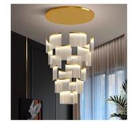 Lampada a sospensione, Modern Simple living room chandelier indoor lighting Ceiling lamp hanging light led Chandeliers for lightin(23 heads,Warm)