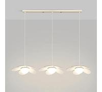 Lampada a sospensione moderna a LED, lampada a sospensione in acrilico bianco, lampade sospese in metallo, lampadari a forma di fiore for sala da pranzo, isola della cucina ,per la scala d'ingresso