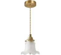 Lampada a sospensione moderna con vetro smerigliato, lampada da soffitto industriale compatibile con la sala da pranzo con lavello dell'isola della cucina,lampada un aspetto elegante
