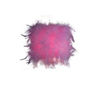 Lampada A Sospensione Moderna E Soffice, Paralume In Piuma Bianca, Illuminazione A Goccia, Decorazione For Camera Da Letto, Studio, A Creativa(Pink 14cm)