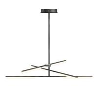 Lampada a sospensione moderna Homcom, lampada da soffitto a LED con angolo di luce regolabile, paralume in acrilico, illuminazione per camera da letto