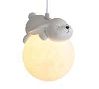 Lampada a sospensione moderna - Lampade a sospensione per animali da camera da | Lampade a bianca, piccola, illuminazione a sospensione rotonda per la decorazione della sala da pranzo e