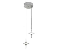 Lampada a Sospensione Moderna Minimalista per corridoio, atrio, Isola della Cucina, Lampada a Sospensione di Lusso in Metallo e Cristallo a LED, Modello di Showroom, casa, Scale, Villa, Centro co