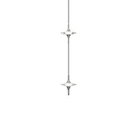 Lampada a Sospensione Moderna Minimalista per corridoio, atrio, Isola della Cucina, Lampada a Sospensione di Lusso in Metallo e Cristallo a LED, Modello di Showroom, casa, Scale, Villa, Centro co