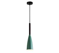 Lampada a sospensione moderna Semplice Macaroon Luce a sospensione a soffitto Lampadario di illuminazione a sospensione in ferro creativo per la cucina Soggiorno Camera da letto (Green)