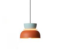 Lampada A Sospensione Moderna Soffitto Luci A Sospensione Nordiche Cavo Regolabile E27 Macaron Illuminazione A Sospensione per Camera da Letto, Sala da Pranzo, Cucina, Ristorante, Yellow And Blue, B
