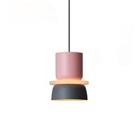 Lampada A Sospensione Moderna Soffitto Luci A Sospensione Nordiche Cavo Regolabile E27 Macaron Illuminazione A Sospensione per Camera da Letto, Sala da Pranzo, Cucina, Ristorante, Yellow And Blue, A