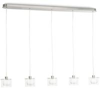 Lampada a sospensione myLiving con 5 luci G9 regolabili in altezza