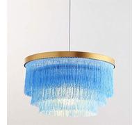 Lampada a Sospensione Nappa Lampadario Home Living Room Decor Illuminazione Finestra della Camera da Letto Negozio di Abbigliamento Ragazze Camera dei Bambini LED Plafoniera con Frange Ombra Lanterna