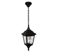 Lampada a Sospensione Nero IP44 Rustico Elegante Lance Esterni Lanterna Terrazza