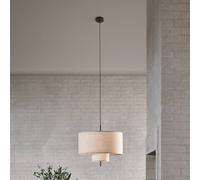Lampada a sospensione New Works Margin in tessuto, Ø 68 cm New Works