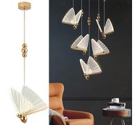 Lampada a sospensione nordica con lampadario a farfalla Illuminazione a