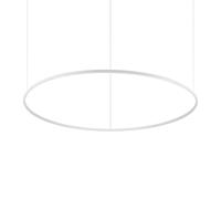 Sospensione Moderna Oracle Alluminio-Plastiche Bianco Led 89W 3000K D150Cm
