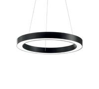 Sospensione Moderna Oracle Alluminio-Materie Plastiche Nero Led 35W 3000K