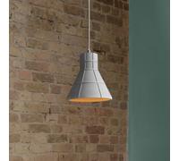 OSRAM DECOR Concrete, lampada a sospensione in cemento, 200 mm, grigio scuro, al